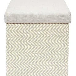 Best The Home Deco Factory Pouf coffre pliable tressage Mirage