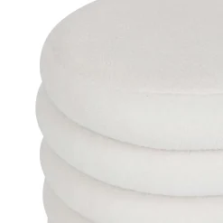 Online Atmosphera Pouf de rangement en bouclette GUILIA
