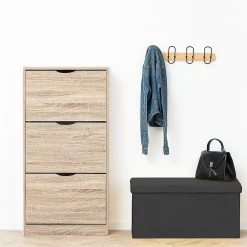 5Five Pouf double pliant Velours gris Mix N' Modul -* Pouf Et Poire