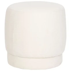 Atmosphera Pouf en bouclette AMEA - Diamètre 39 cm x Hauteur 40 cm* Pouf Et Poire