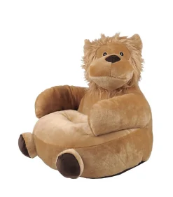 Douceur D'Intérieur Pouf enfant Lion "Zimba" 45x45x45cm - 45x45cm - Camel* Coussin De Sol