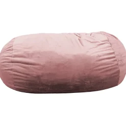 Sale Bananair Pouf long géant déhoussable fausse fourrure rose 160 cm