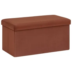 Atmosphera Créateur D'Intérieur Pouf pliant double Tess 76x38cm ambre - Atmosphera* Pouf Et Poire
