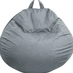 New Bananair Pouf poire déhoussable 120 x 100 cm gris foncé