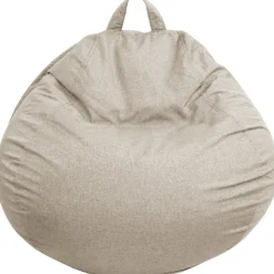 Clearance Bananair Pouf poire déhoussable en polyester 80 x 70 cm beige