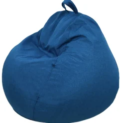 Bananair Pouf poire déhoussable en polyester 105 x 85 cm bleu* Pouf Et Poire