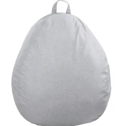 Hot Bananair Pouf poire déhoussable en polyester 105 x 85 cm gris