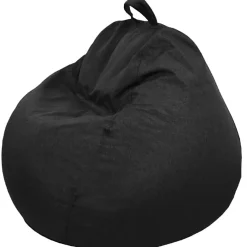 Bananair Pouf poire déhoussable en polyester 80 x 70 cm noir* Pouf Et Poire
