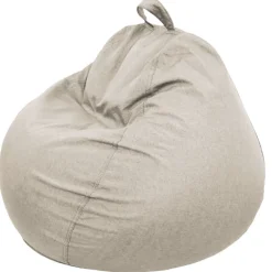 Bananair Pouf poire déhoussable en polyester 105 x 85 cm beige* Pouf Et Poire