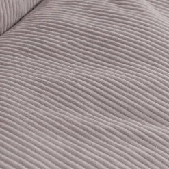Outlet Bananair Pouf velours côtelé épais 100cm gris clair