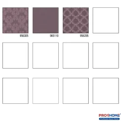Profhome 956305-GU Papier peint aspect textile texturé mat 5,33 m2* Papier Peint Baroque