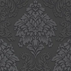 Clearance Profhome 368984-GU Papier peint baroque légèrement texturé brillant 5,33 m2