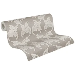 Profhome 956286-GU Papier peint aspect textile texturé mat 5,33 m2