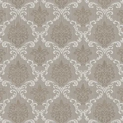 Profhome 956296-GU Papier peint aspect textile texturé mat 5,33 m2* Papier Peint Baroque