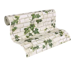 Profhome 980434-GU Papier peint nature légèrement texturé mat 5,33 m2* Papier Peint Imitant