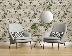 Profhome 980434-GU Papier peint nature légèrement texturé mat 5,33 m2* Papier Peint Imitant