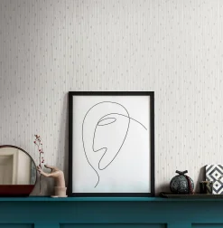 Discount Profhome 388221-GU Papier peint à rayures légèrement texturé subtilement scintillant 5,33 m2