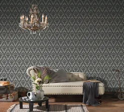 Sale Profhome 335823-GU Papier peint baroque légèrement texturé mat 5,22 m2