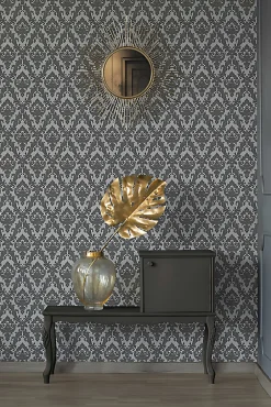 Sale Profhome 335823-GU Papier peint baroque légèrement texturé mat 5,22 m2
