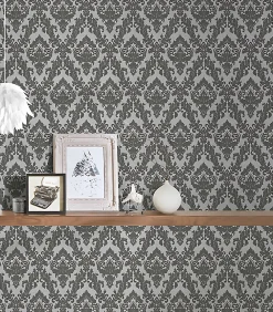 Sale Profhome 335823-GU Papier peint baroque légèrement texturé mat 5,22 m2