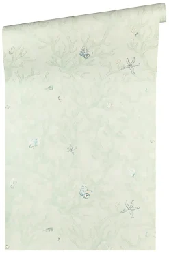 Clearance Profhome 344962-GU Papier peint de luxe exclusif légèrement texturé subtilement chatoyant 7,035 m2