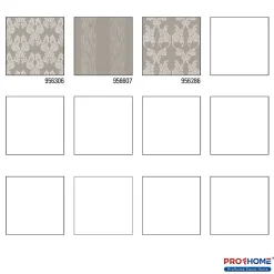 Profhome 956306-GU Papier peint aspect textile texturé mat 5,33 m2* Papier Peint Baroque