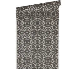 Profhome 370495-GU Papier peint baroque lisse subtilement chatoyant 7,035 m2