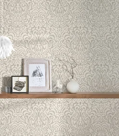 Profhome 961933-GU Papier peint baroque texturé mat 5,33 m2* Papier Peint Imitant
