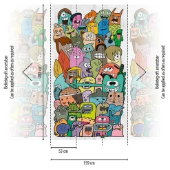 Sale Profhome 398271-GU Papier peint photo lisse mat 1,59 m x 2,8 m