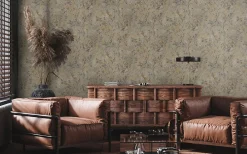Sale Profhome 396501-GU Papier peint style country légèrement texturé et des accents métalliques 5,33 m2