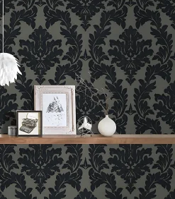 Sale Profhome 335805-GU Papier peint baroque légèrement texturé mat 5,22 m2