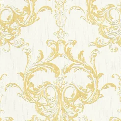 Profhome 961965-GU Papier peint baroque texturé mat 5,33 m2* Papier Peint Imitant