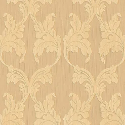 Profhome 956283-GU Papier peint aspect textile texturé mat 5,33 m2* Papier Peint Baroque