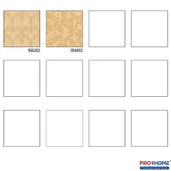 Profhome 956283-GU Papier peint aspect textile texturé mat 5,33 m2* Papier Peint Baroque
