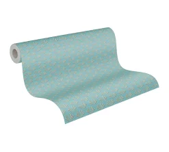 Profhome 379574-GU Papier peint à motifs graphiques légèrement texturé subtilement chatoyant 5,33 m2* Papier Peint Art Déco