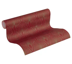 Profhome 374274-GU Papier peint de luxe exclusif légèrement texturé subtilement chatoyant 5,33 m2