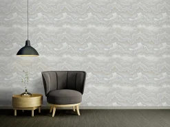 Sale Profhome 396595-GU Papier peint à motifs graphiques texturé et un effet métallique 5,33 m2