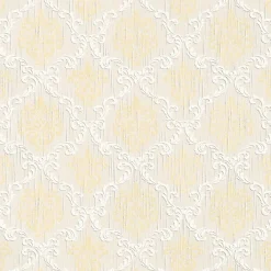 Profhome 956297-GU Papier peint aspect textile texturé mat 5,33 m2* Papier Peint Baroque