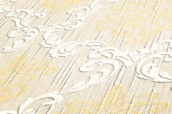 Profhome 956297-GU Papier peint aspect textile texturé mat 5,33 m2* Papier Peint Baroque