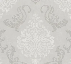 Profhome 953721-GU Papier peint baroque légèrement texturé effet métallique 5,33 m2* Papier Peint Baroque