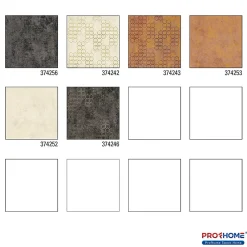 Clearance Profhome 374256-GU Papier peint ton-sur ton légèrement texturé subtilement chatoyant 5,33 m2