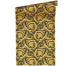 Profhome 935834-GU Papier peint de luxe exclusif texturé subtilement chatoyant 7,035 m2* Papier Peint Baroque