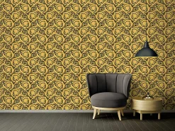 Profhome 935834-GU Papier peint de luxe exclusif texturé subtilement chatoyant 7,035 m2* Papier Peint Baroque