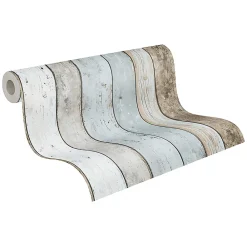 Clearance Profhome 899927-GU Papier peint style country légèrement texturé mat 5,33 m2