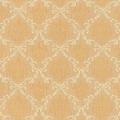 Profhome 956293-GU Papier peint aspect textile texturé mat 5,33 m2* Papier Peint Baroque