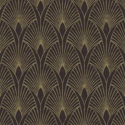 Profhome 374273-GU Papier peint de luxe exclusif légèrement texturé subtilement chatoyant 5,33 m2* Papier Peint Art Déco|Papier Peint Pour Salon