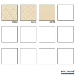 Profhome 956302-GU Papier peint aspect textile texturé mat 5,33 m2* Papier Peint Baroque