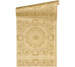 Profhome 370554-GU Papier peint baroque légèrement texturé brillant 7,035 m2* Papier Peint Baroque