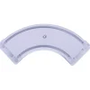 Clearance GoodHome Raccord d'angle double pour barre à rideau Thira blanc