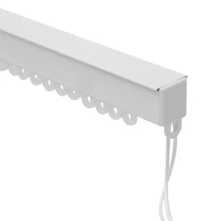 GoodHome Rail à rideau extensible Millet blanc L.120/210cm* Rail À Rideaux